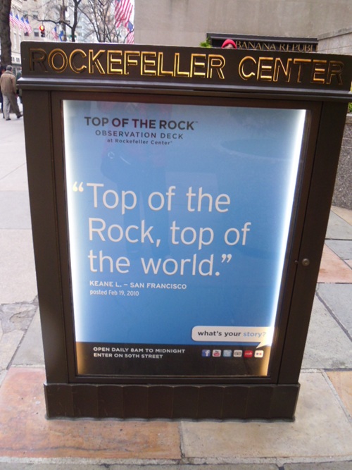 Rockefeller Center sign Rockefeller Center sign
