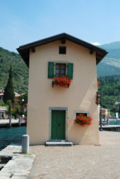 attractive two-story cottage with very small footprint