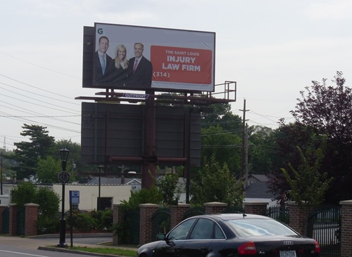 billboard along an arterial street billboard along an arterial street