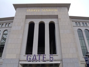 Gate 6 of Yankee Stadium in New York