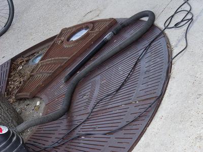 Cleaning out tree grate