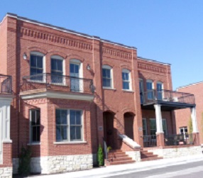 new home without landscaping in open area