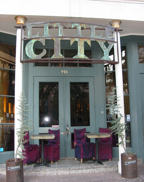 entrance to restaurant in Austin Texas entrance to restaurant in Austin Texas