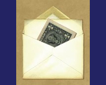how to fundraise money in envelope