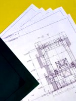 blueprints on yellow and black background blueprints on yellow and black background