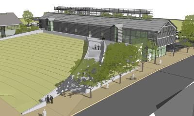 Hutto Amphitheater Berm