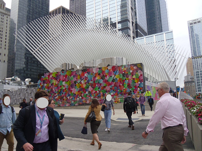 Oculus mural at World Trade Center
