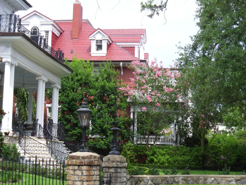large architecturally distinctive houses