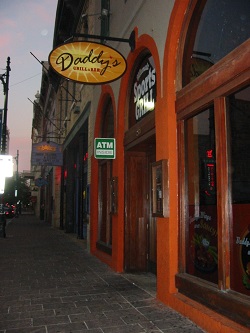 Austin night club area at dusk