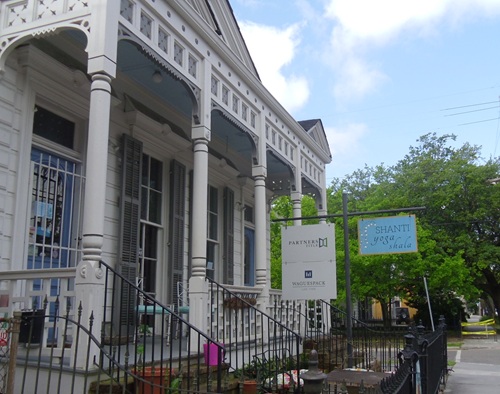 joint sign for three small shops joint sign for three small shops