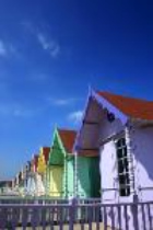 pastel short-term rental cottages