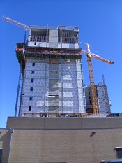 residential high-rise under construction